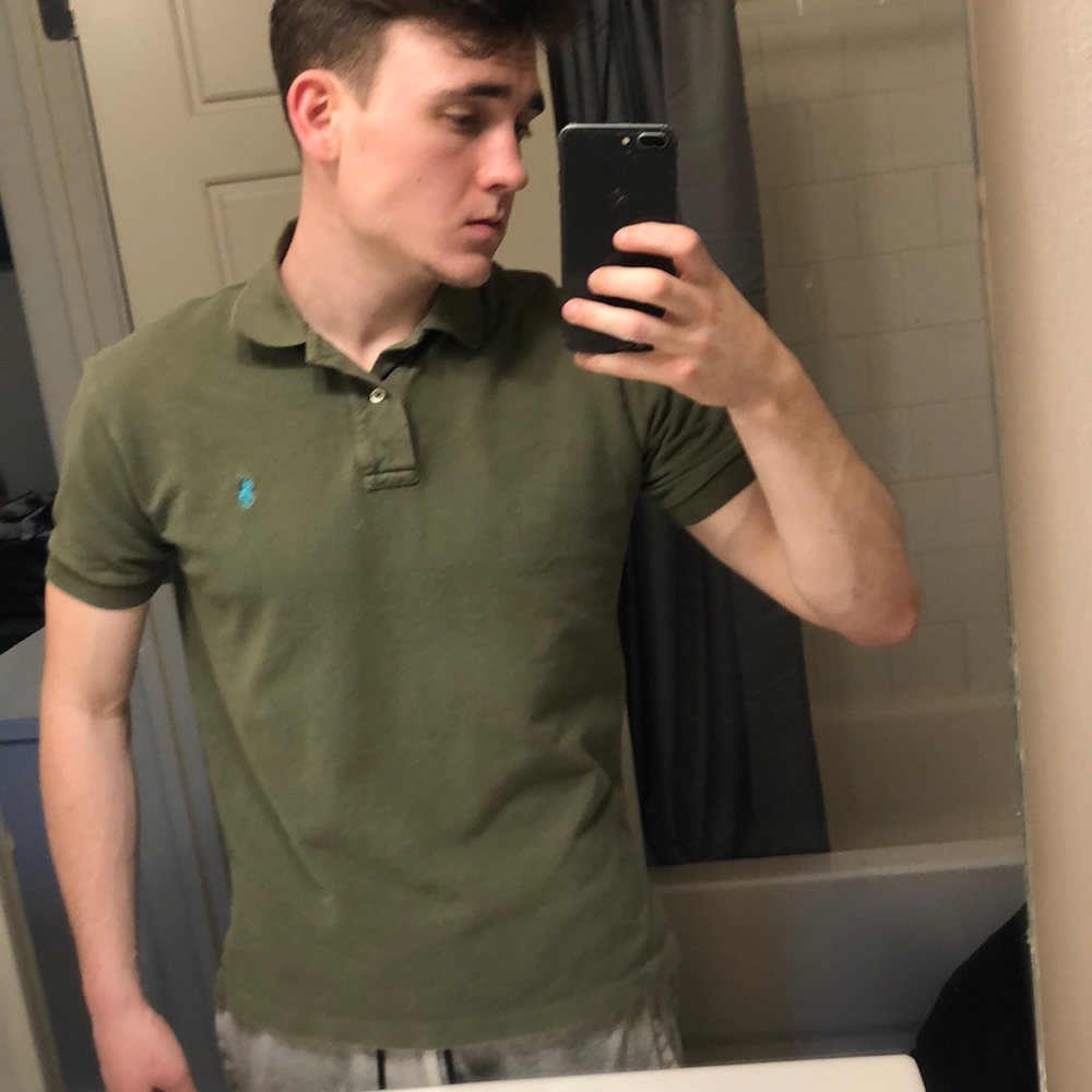 Polo Ralph Lauren olive green polo